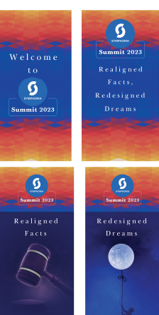 Symphonia Summit 2023 standee designs